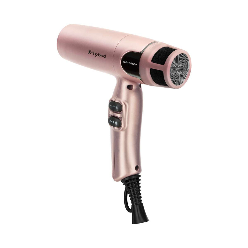 GammaPiù X-Hybrid Asciugacapelli Professionale Ionic Technology Gold Rose 1800 W