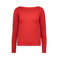 Gaudì Maglia Donna Off the Shoulder Rossa 521BD53015 | Maglione Spalle Scoperte