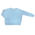 Gaudì maglioncino da donna girocollo con effetto cucitura a V 511BD53011 3956 celeste