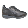 Geox Happy U4562A 00043 C9999 Nero - Sneaker Casual Uomo Pelle Traspirante