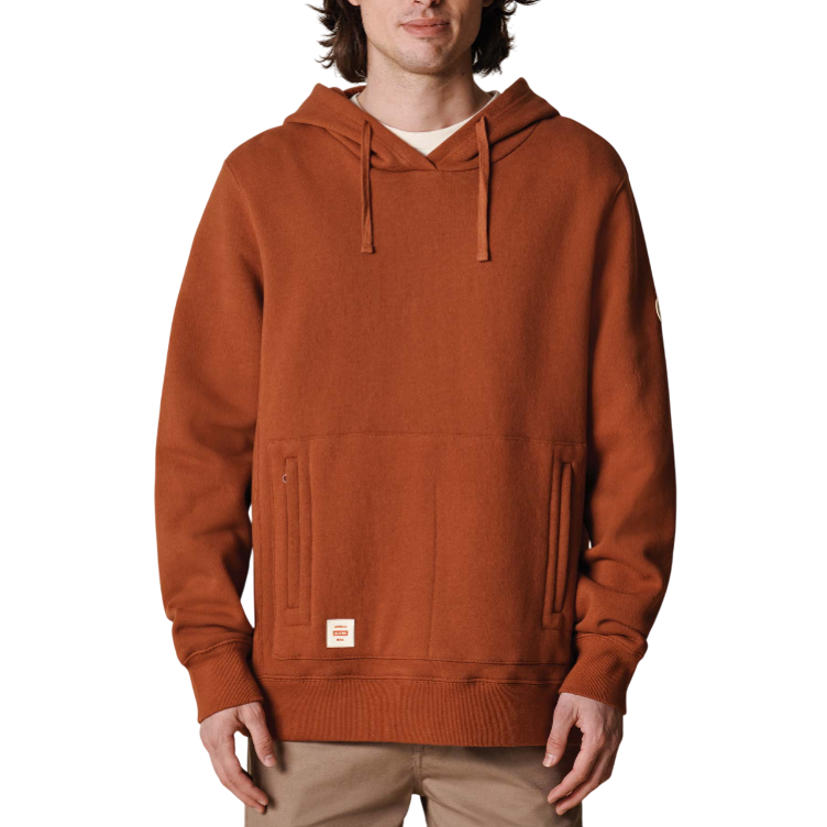 Globe Burly Hoodie GB02003001DKWAL Dark Walnut Felpa Uomo