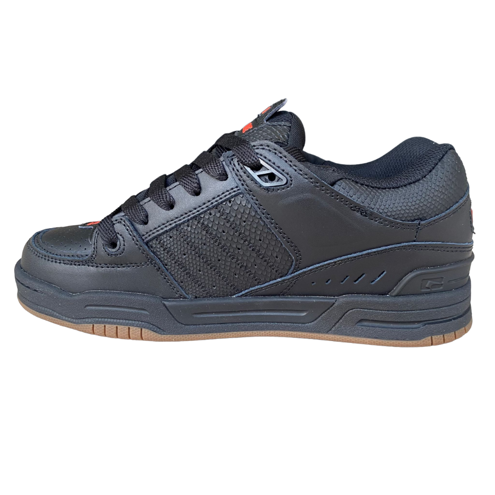 Globe Fusion Uomo Nero Rossa Lifestyle Sneakers - GBFUS20597
