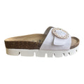 Goldstar Sandalo Comfort Fussbett Donna Bianco - GS6833TP