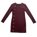 Griffai Abito Donna Punto Milano Bordeaux - Eleganza Made in Italy - DGF5912