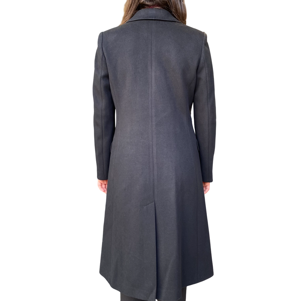 Griffai Cappotto Baronetto Lungo Donna DGF6051 Nero