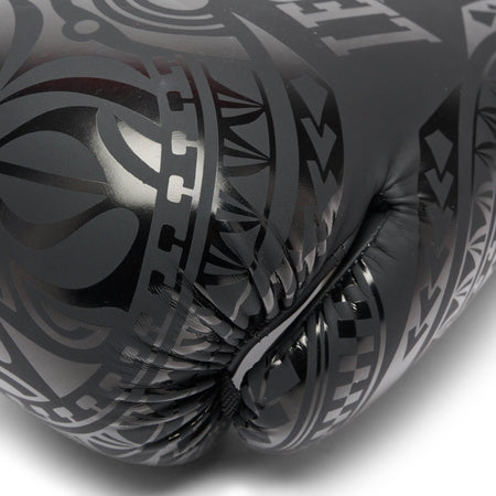 Guantoni Boxe Leone Haka 12oz Nero - Design Maori