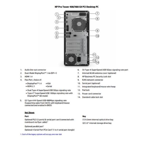 Pro Tower 400 G9 (gar. 3 anni onsite) [9M8P0AT#ABZ]