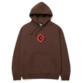 HUF felpa con cappuccio da uomo Sun God Pullover PF00525 marrone