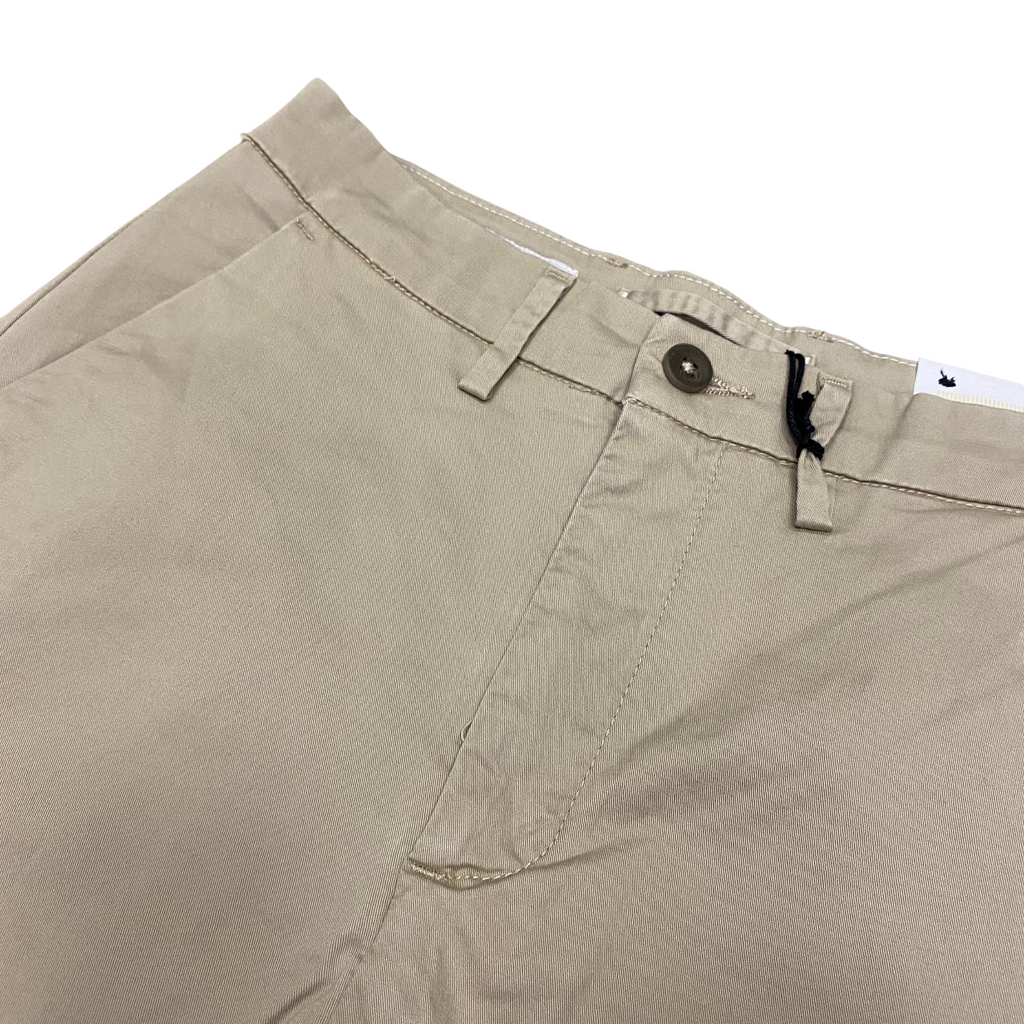 Hamaki-Ho Bermuda Uomo Cotone Elasticizzato Beige - PB1757H