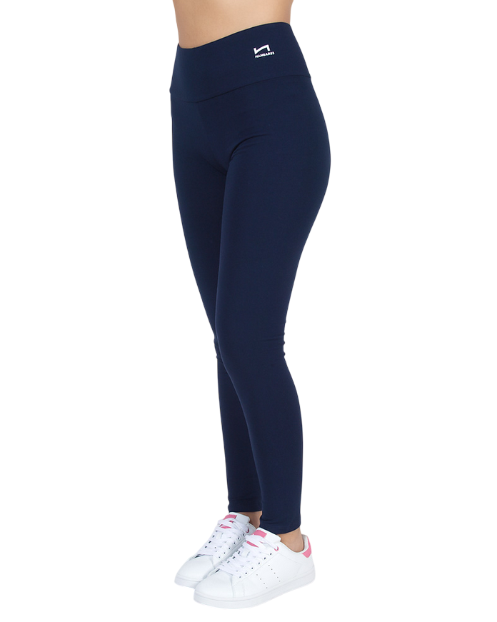 Hangar93 pantalone Fuseaux da donna in jersey Brushed Z840D BLU01 blu