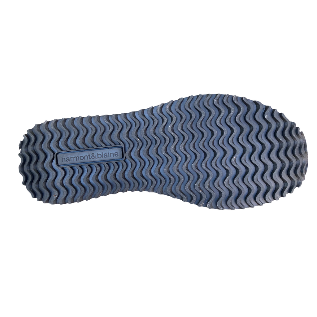 Harmont&Blaine Sneakers Uomo Blu EFM252.040.A60.A6 – Camoscio e Mesh