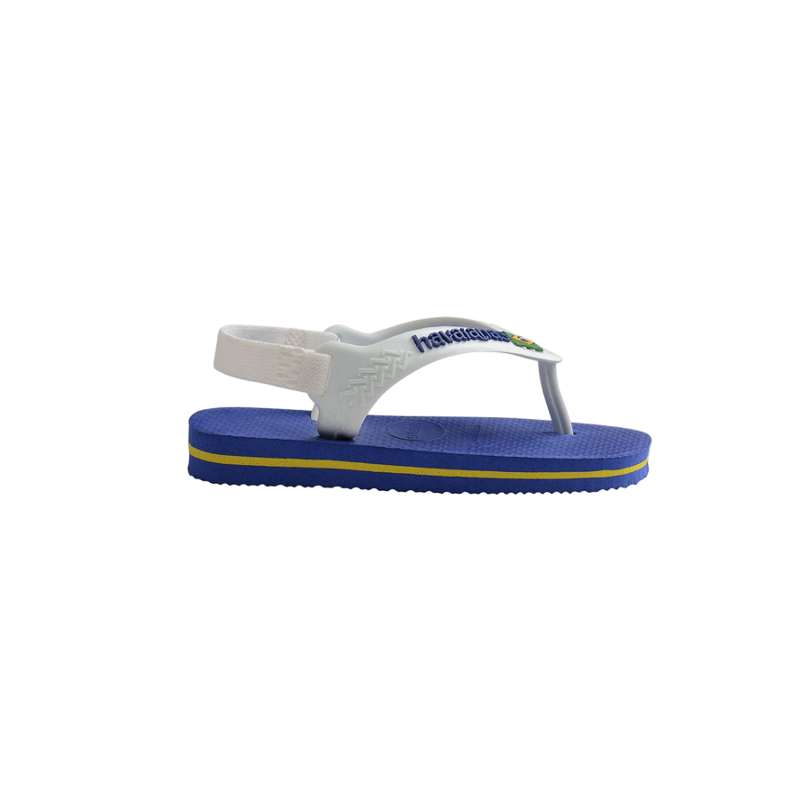 Havaianas Infradito Baby Brasil Logo II Bambino Blu - 4140577-2711