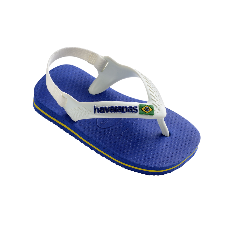 Havaianas Infradito Baby Brasil Logo II Bambino Blu - 4140577-2711