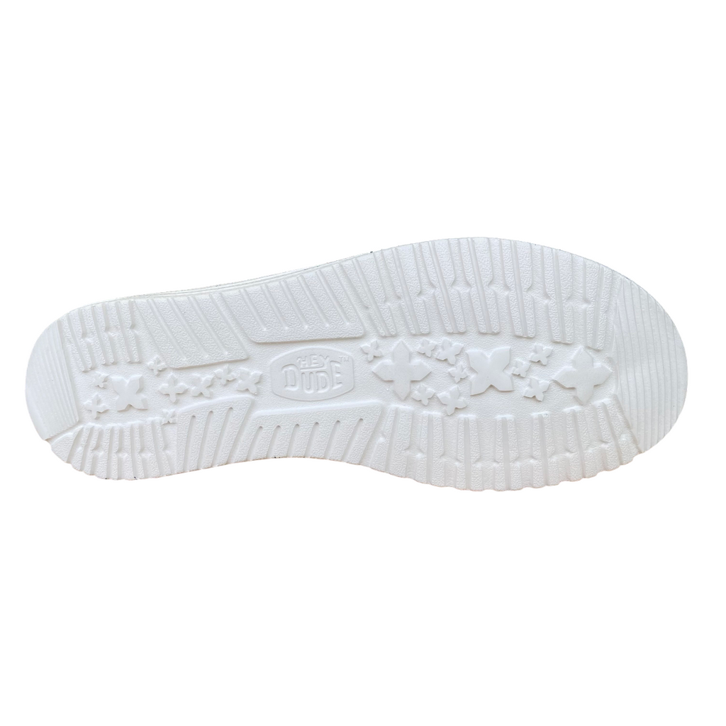 Hey Dude scarpa con tomaia in tessuto da uomo Wally summer linen 43086-4UA blu-bianco