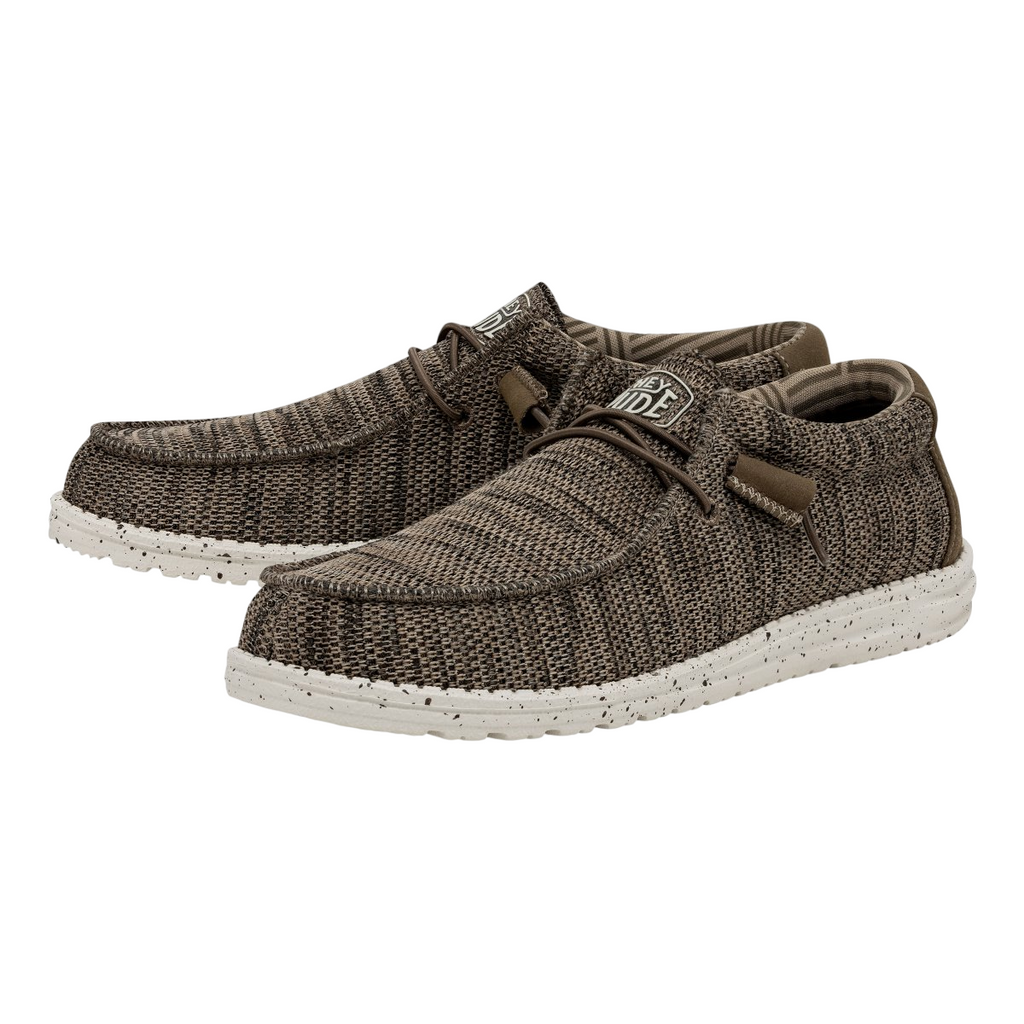Hey Dude Wally Sox Stitch Mocassino Uomo Marrone - 40019-225