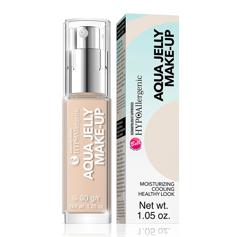 HypoAllergenic Aqua Jelly Make Up Fondotinta Aqua-Gel Idratante Mat 30 gr