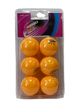 Effea Pallina da Ping Pong 3 stelle con diametro 40mm confezione da 6 palline arancio
