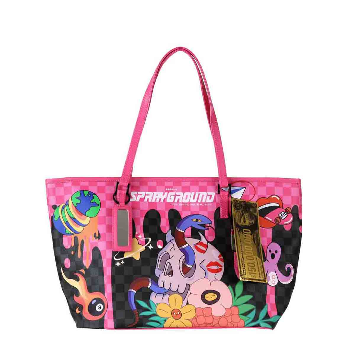 SHOPPING SKULL ROSA