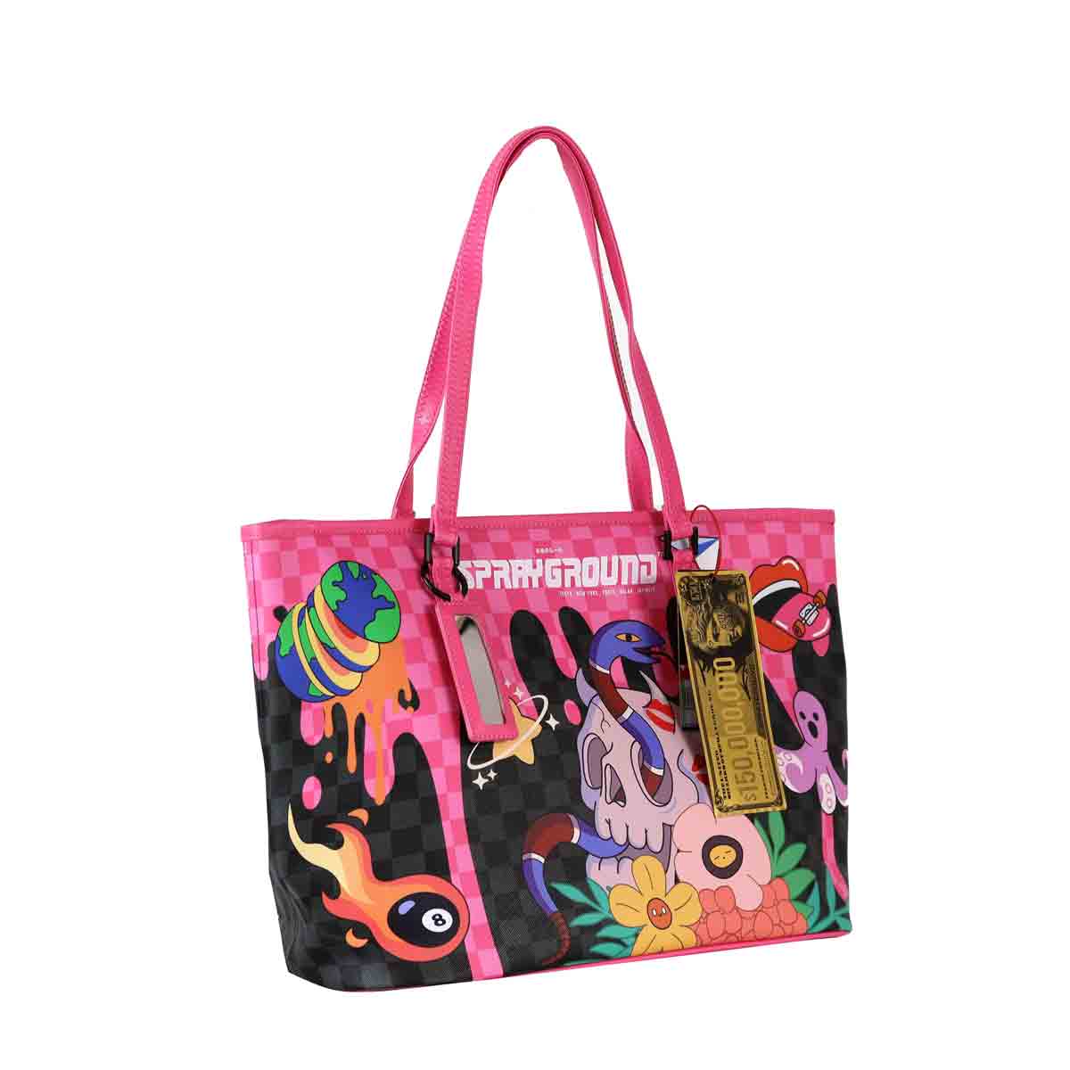 SHOPPING SKULL ROSA