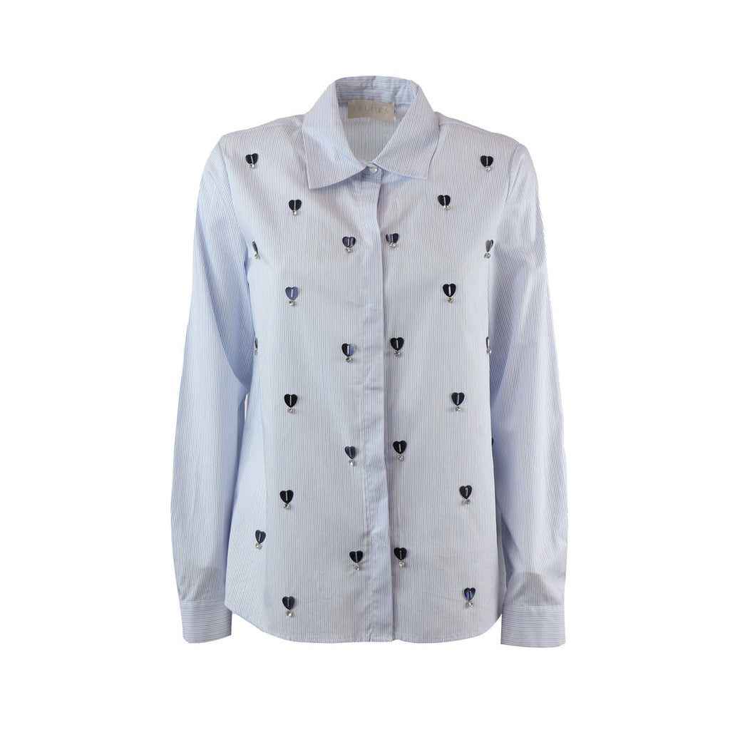 CAMICIA BERNINI AZZURRA
