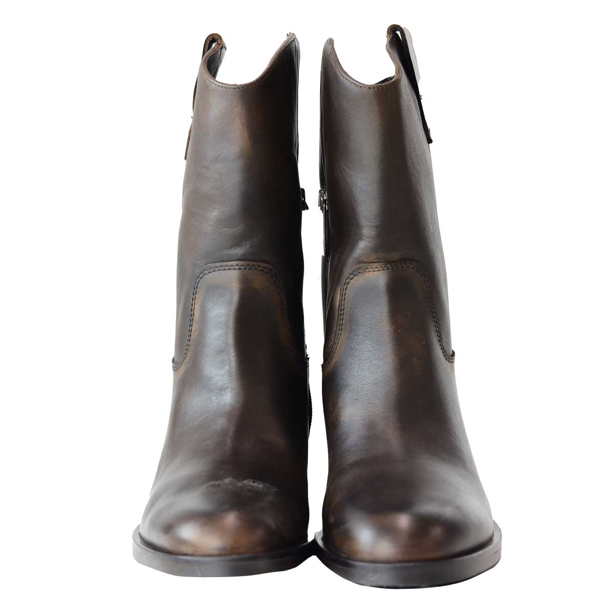 STIVALETTO KIM LOW MARRONE