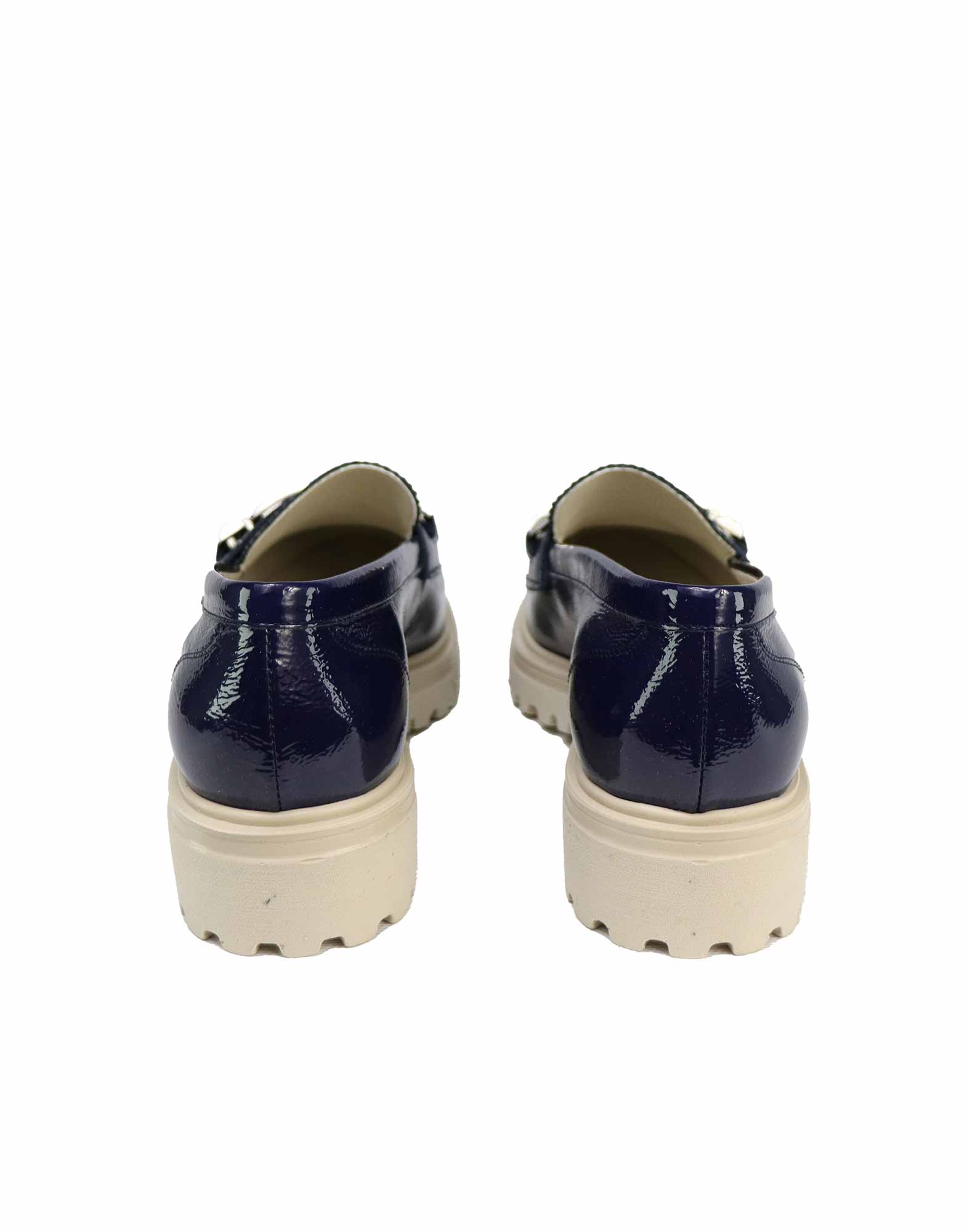 MOCASSINO IN NAPLAK BLUE