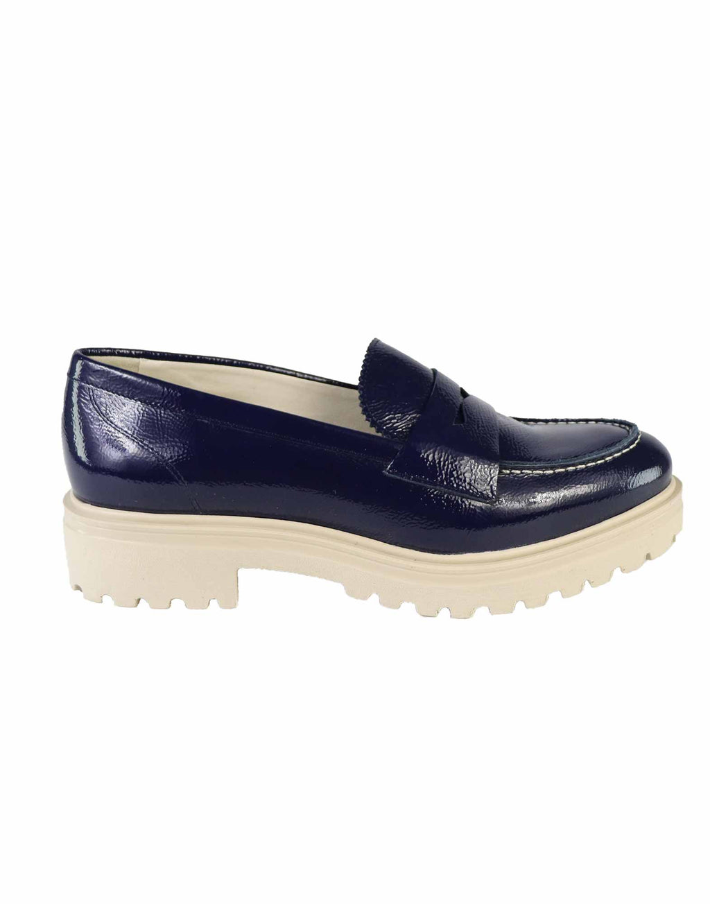 MOCASSINO IN NAPLAK BLUE