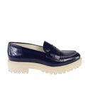 MOCASSINO IN NAPLAK BLUE