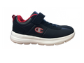 Champion Low Cut Shoe Cody PU B GS scarpa sneakers da bambino in pelle con strappo S31347-F18-BS501 navy