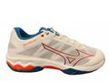 Mizuno Scarpe Tennis Uomo Wave Exceed Light AC Bianco Rosso Blu - 61GA221830