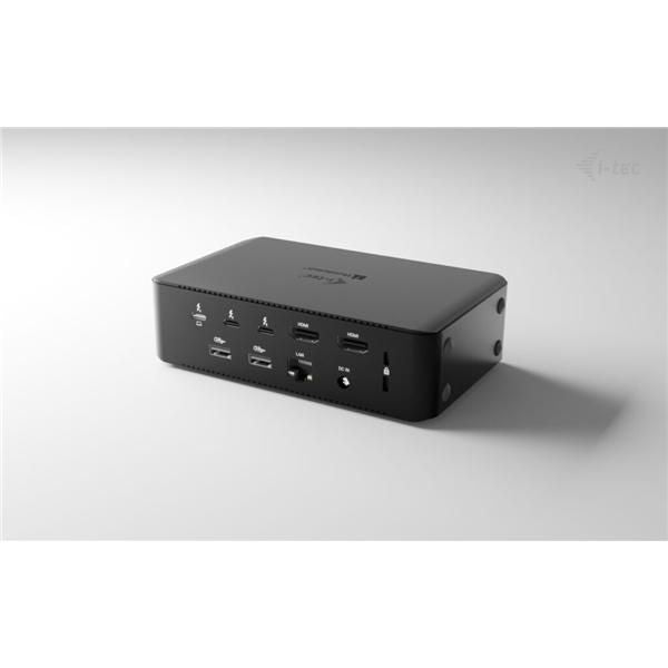 Docking station Thunderbolt5 Quattro Display, 5 porte USB, 2,5 GLAN con Alimentatore 140 W [TB5QUATTRODOCKPD]