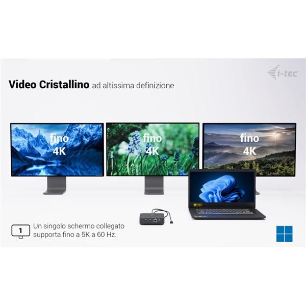 Docking Station USB-C DP doppio monitor HDMI (2xHDMI) con PD 100 W [C31TRIPLEVIDEODPPRO]