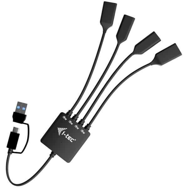 Cavo HUB USB-C/USB-A a 4 porte (2x USB-C, 2x USB-A) [CACBLHUB2A2C]