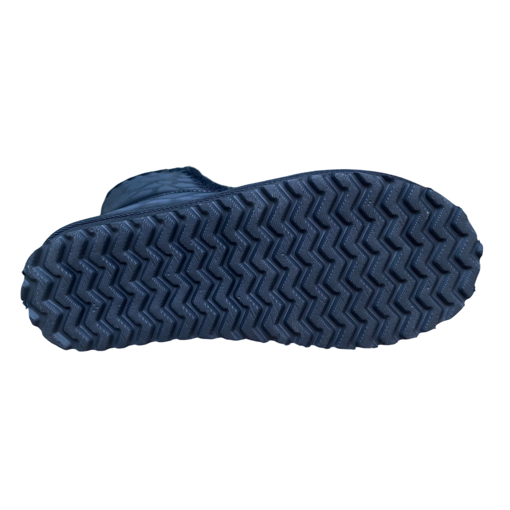 Icon Stivaletto IC05267SD nero, eco-pelle animalier, pelliccia e logo nero.