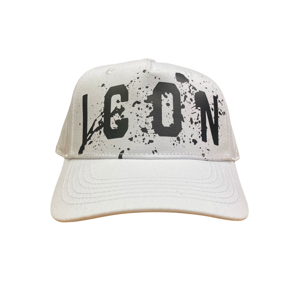 Icon cappello con visiera e logo schizzo IJXAC00558 bianco. taglia unica