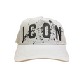 Icon cappello con visiera e logo schizzo IJXAC00558 bianco. taglia unica