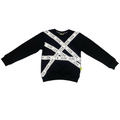 Icon felpa girocollo junior con stampe IBSW00556 nero-bianco