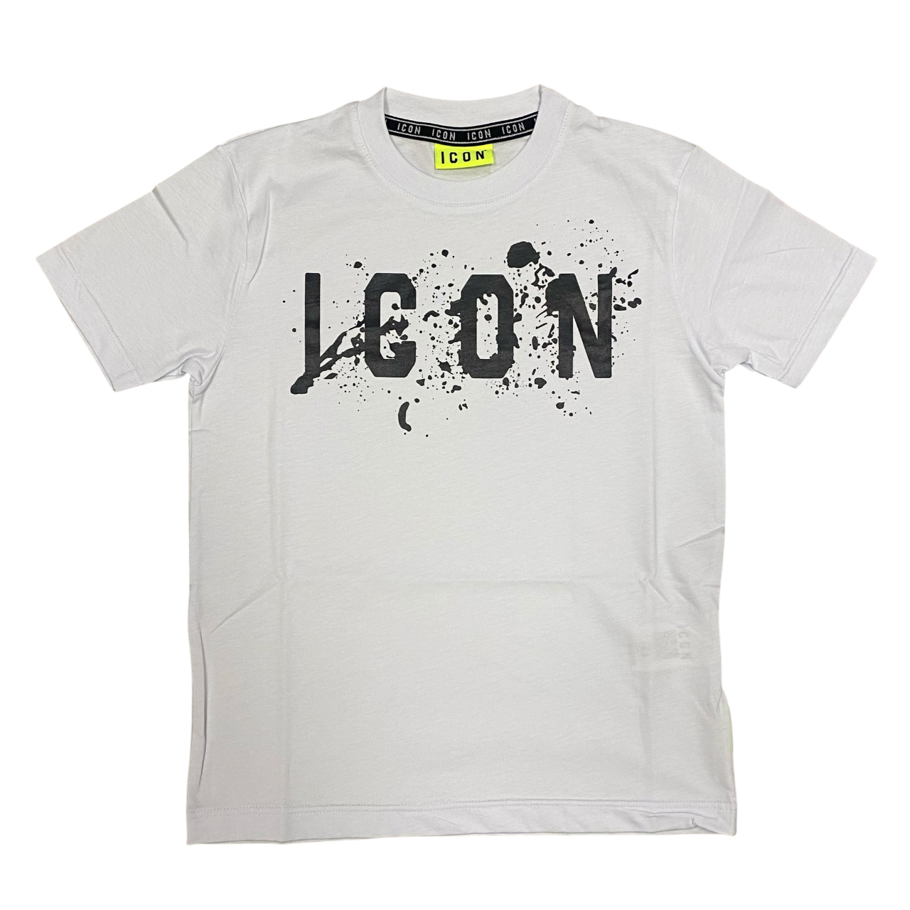 Icon maglietta girocollo junior con stampa schizzo IBKS00520 bianco