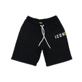Icon pantaloncino sportivo da uomo con logo piccolo ICUS2S5B002 nero