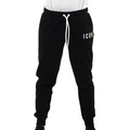 Icon pantalone sportivo da uomo Jogger con logo piccolo ICUS2S5P006 nero