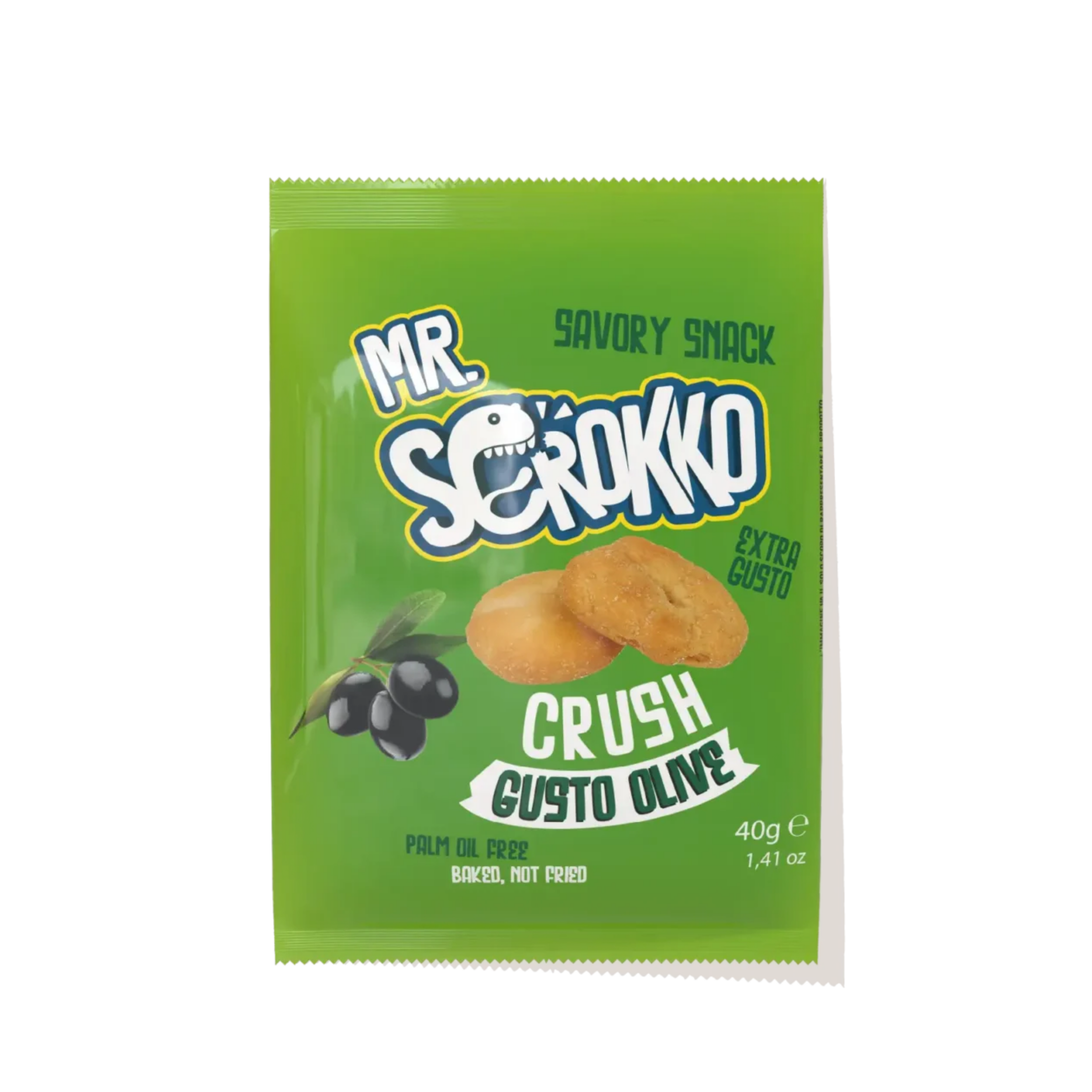 MR. SCROKKO,  Tarallini gusto olive da 40gr - Confezione da 60 pezzi