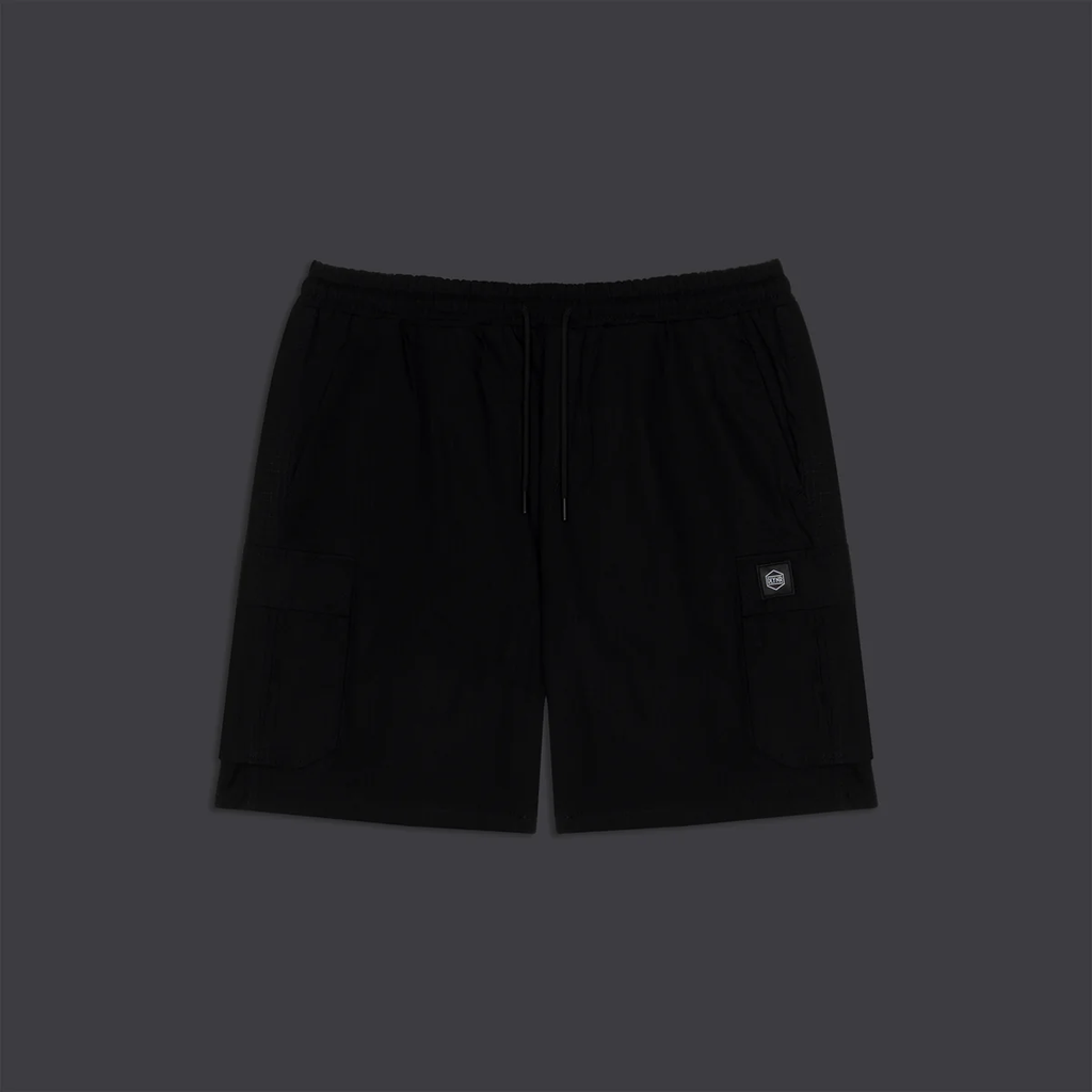 Dolly Noire Pantaloncino Cargo in Cotone Ripstop Easyshort pa901-qe-01 nero
