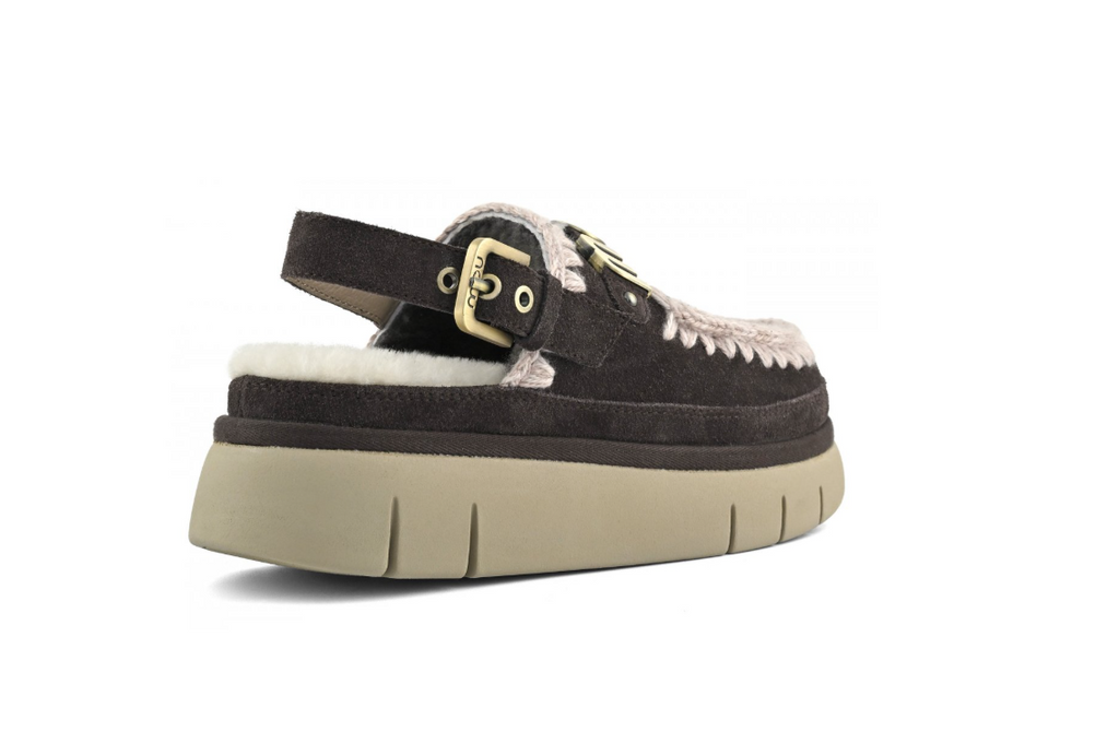 ESKIMO CLOG SLIPPER MARRONE
