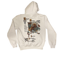 Dolly Noire Felpa da uomo con cappuccio e tasca a marsupio Arcient Dragon sw565-qq-01 bianco