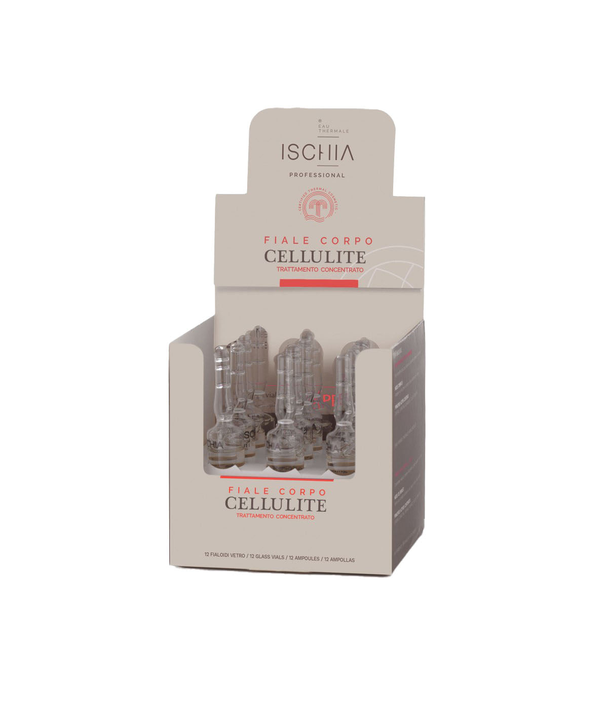 Ischia Eau Thermale Fiale Corpo Cellulite Trattamento Concentrato 12 Fiale Da 10 ml
