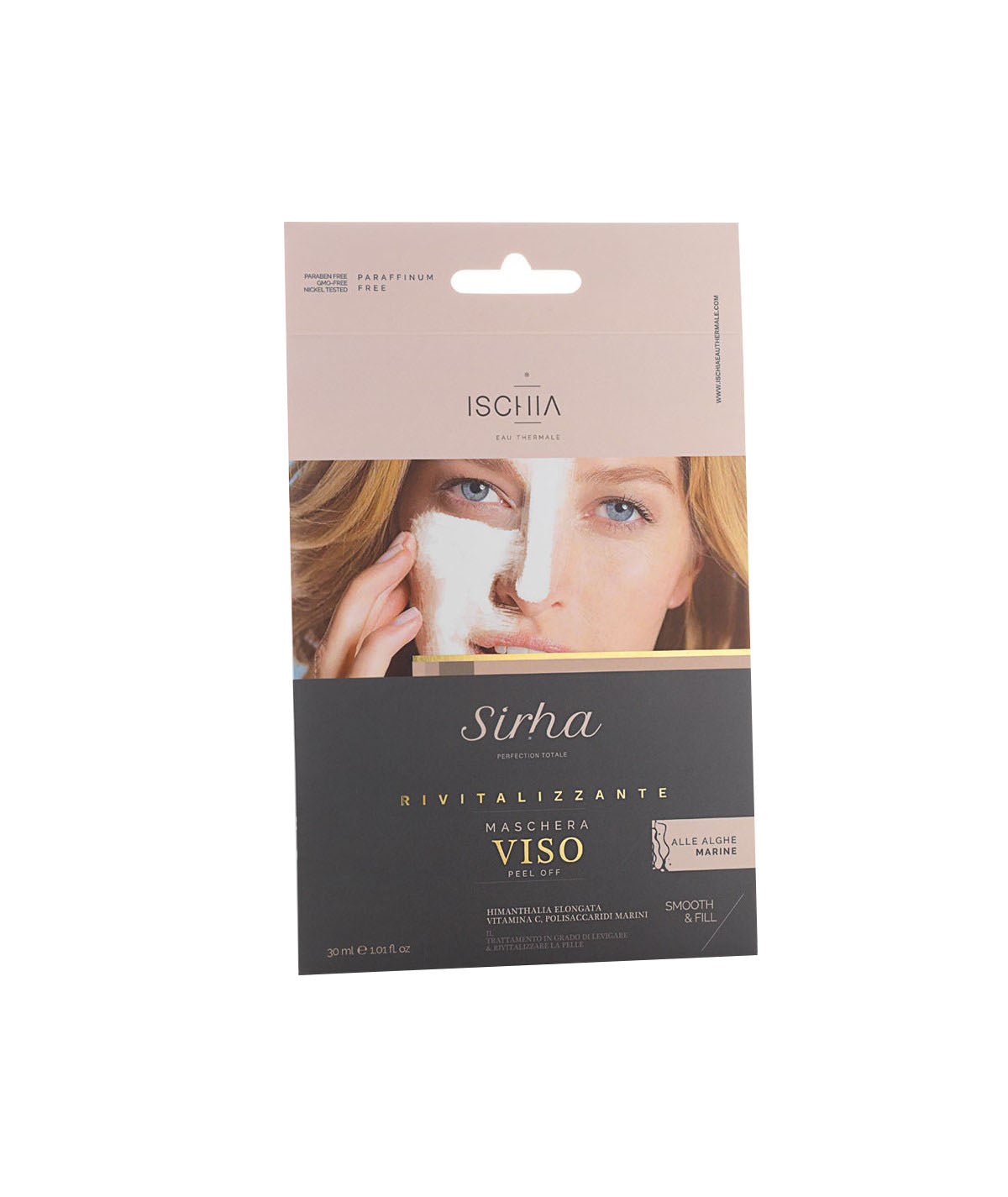 Ischia Eau Thermale Sirha Maschera Viso Peel Off Rivitalizzante Alle Alghe Marine 30 ml