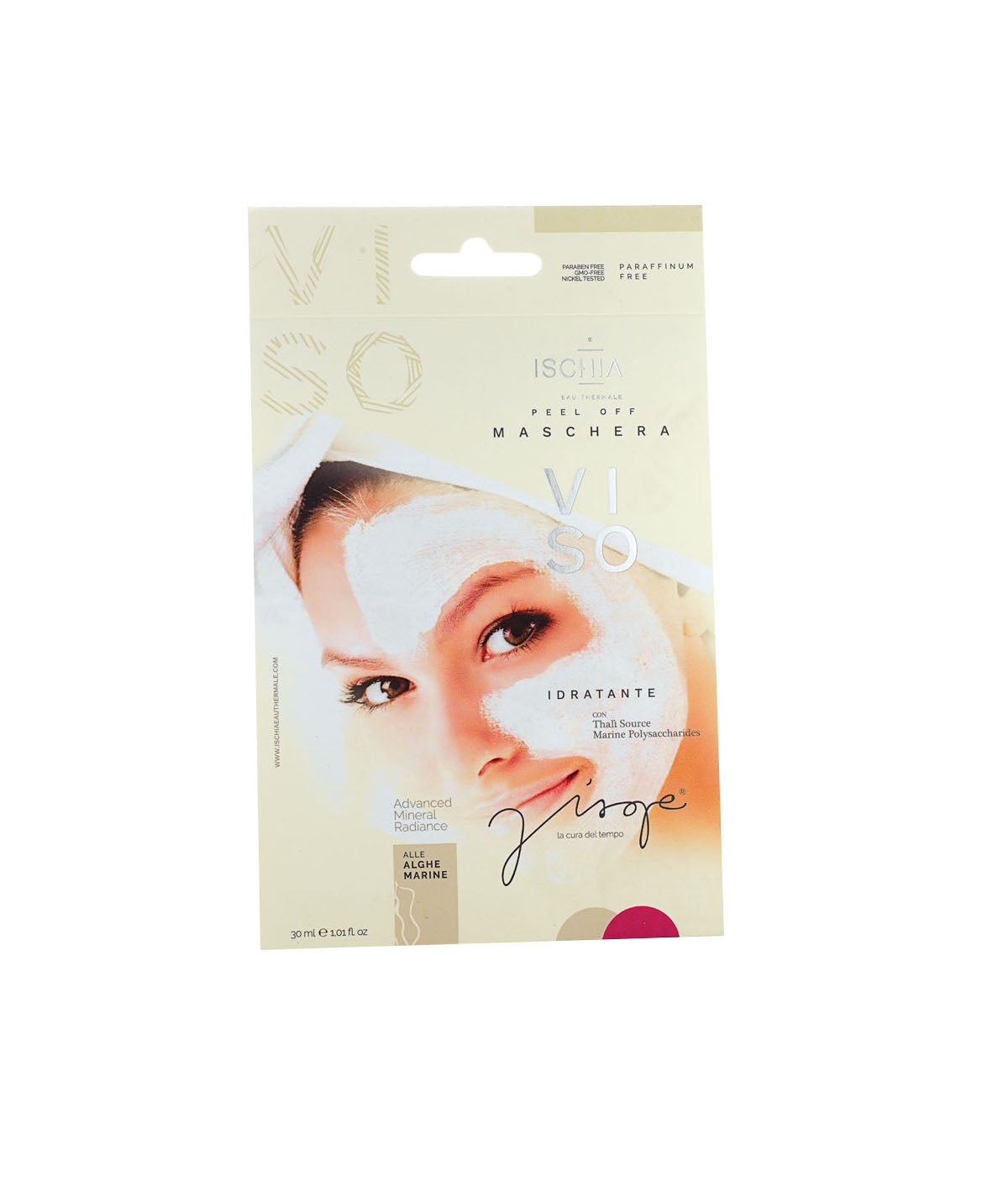 Ischia Eau Thermale Visage Maschera Viso Peel Off Idratante Alle Alghe Marine 30 ml