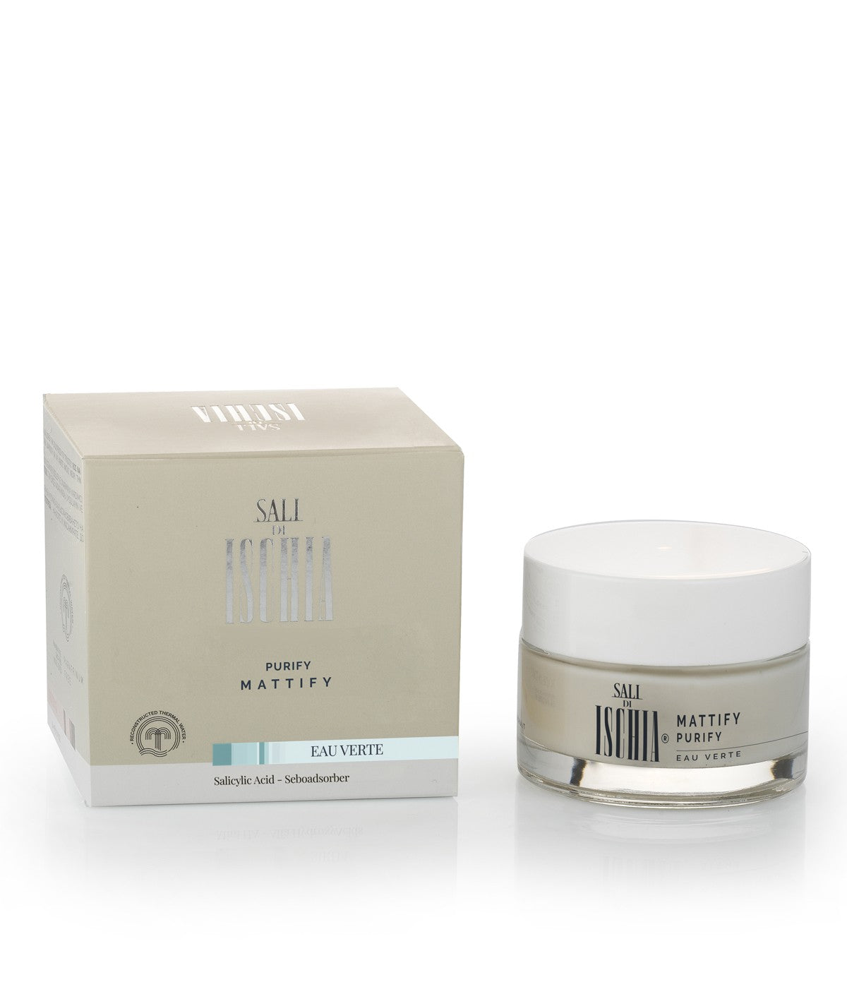 Ischia Eau Thermale Purify Mattify Eauverte Crema Opacizzante Viso 50 ml