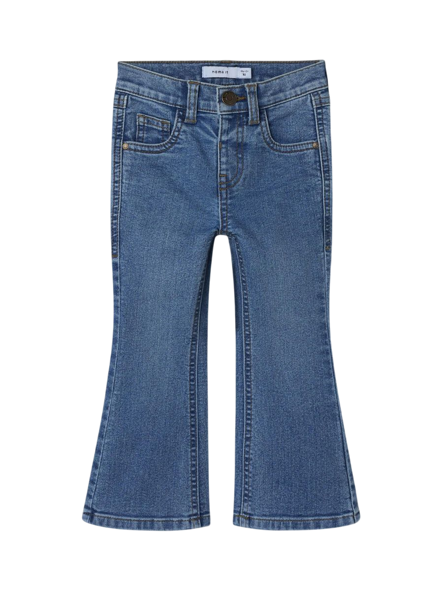 Name It Jeans Bambina - Polly Bootcut 13244343 blu medio