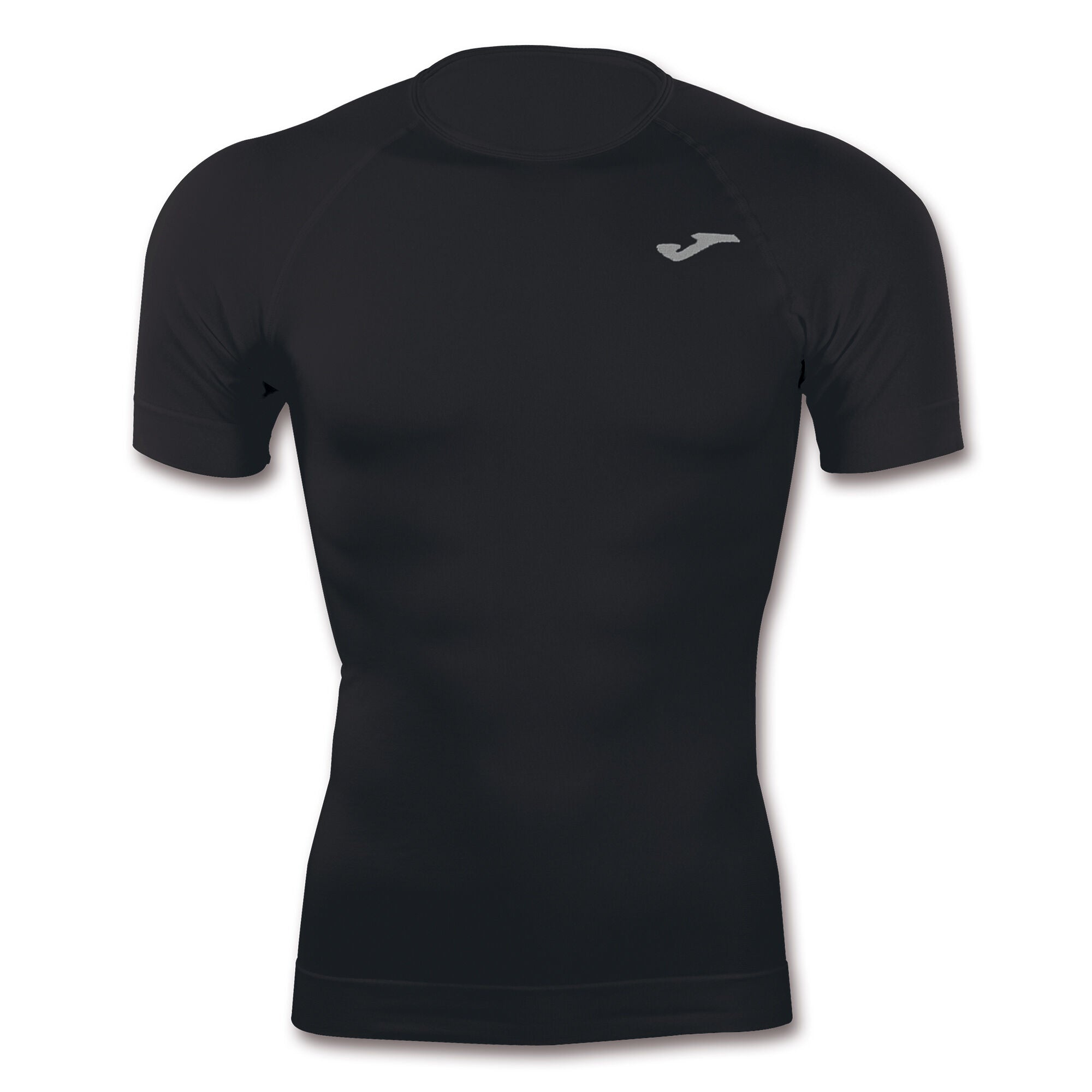 Joma Maglia Termica 101652.100 Manica Corta Unisex Nero